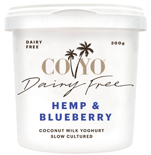 COYO Organic Coconut Yoghurt 300ml Hemp & Blueberry